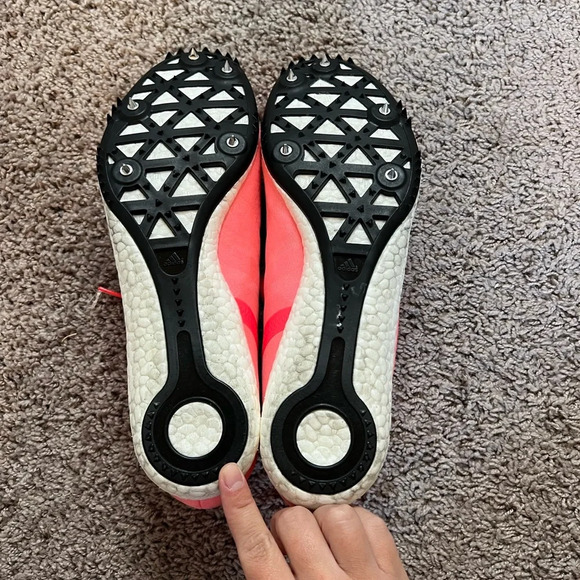 Adidas mens adizero boost track spikes size 12 - Picture 7 of 8